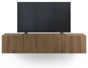 Comodă TV în culoare naturală cu aspect de lemn de stejar 180x38x35 cm Daroca – Marckeric
