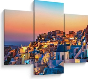 Tablou - Santorini în amurg (90x60 cm)
