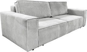 Canapea extensibilă, gri deschis, HARPERA BIG SOFA
