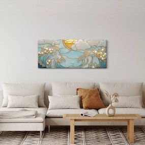 Tablou - Perle 3D în Ocean (120x50 cm)