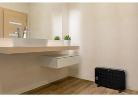 Convector electric Sencor 750/1250/2000W/230V termostat IP24 negru