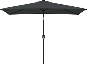 vidaXL Umbrelă de soare exterior, stâlp metal, antracit, 300x200 cm