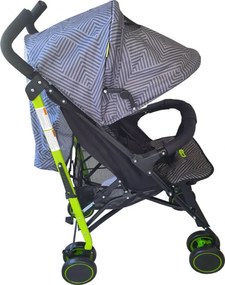 Carucior sport tip umbrela Baby Care™ PRO 803B , Spatar reglabil in 7 trepte, Pozitie somn, Amortizoare, Frana picior,Pliabil , Gri cu Imprimeu