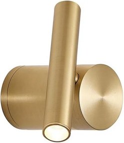 Aplica de perete tip spot LED reglabilă PLANET LED/4W/230V, auriu