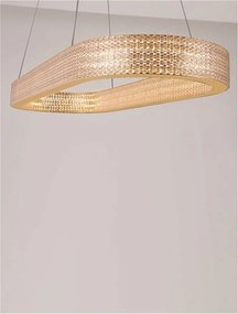 Lustra LED suspendata deosebita KLEPSIDRA, 90x30cm