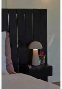 Veioză gri LED cu control prin telecomandă (înălțime 28 cm) Sam – Sirius