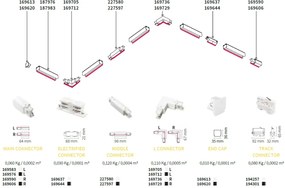 Spot directionabil pentru sina Link MOUSE TRACK BIANCO 229768 IDL