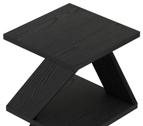 Masă pliabilă Albeni negru din lemn