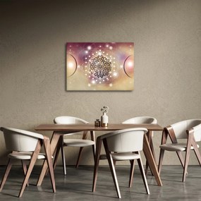 Tablou - Mandala cu elemente (70x50 cm)