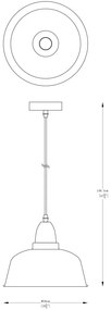 Lustra / Pendul metal design minimalist MENSA