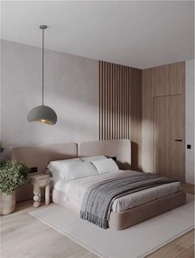 Lustra suspendata design modern, Stone Gray, AERE, L 40cm