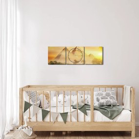 Tablou - Piramide (cu ceas) (90x30 cm)