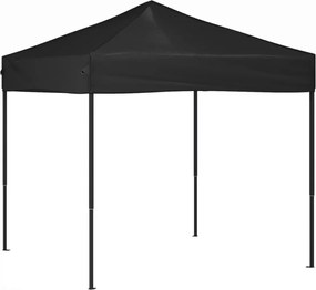 vidaXL Cort pliabil pentru petrecere, negru, 2x2 m