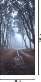 Fototapet pentru ușă - Intr-o zi ploioasă (95x205cm)