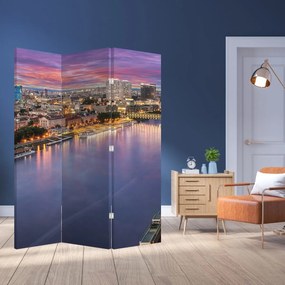 Paravan - Orașul Bratislava - râu (126x170 cm)
