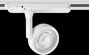 Spot LED directionabil pentru sina trifazata MAXLIGHT, CHARON alb