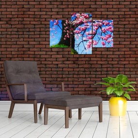 Tablou - Cireș înflorit - pictură (90x60 cm)