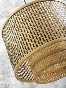 Lampadar eco din bambus Bhutan S negru, 40cm