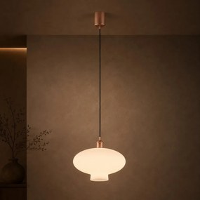 Lustra/pendul design decorativ TRESCO cupru/opal