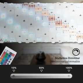 Bandă LED RGB dimabilă 6,6m LED/6W/USB Brilo + telecomandă