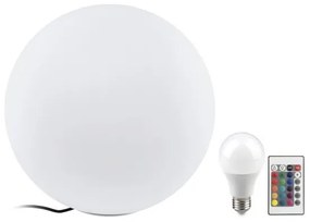 Lampă LED RGBW de exterior Eglo 55788 MONTEROLO-C 1xE27/9W/230V IP65 d. 50 cm + telecomandă