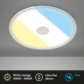 Briloner 7482019 - Plafonieră LED încastrată pentru baie LED/14W/230V 3000/4000/6500K IP44 albă