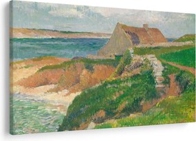 Tablou - Henri Moret, The Island of Raguenez, Brittany, reproducere (90x60 cm)