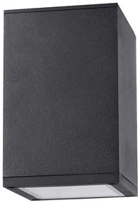 Spot aplicat pentru iluminat exterior design modern IP54 Zombor antracit 9x9cm