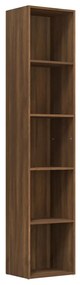 815437 vidaXL Bibliotecă, stejar maro, 40x30x189 cm, lemn prelucrat