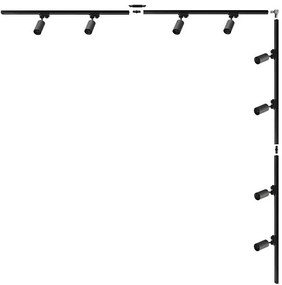 Zuma Line 3581 - Spot pentru șină TUBE 8xGU10/35W/230V, negru