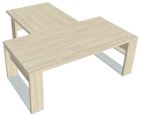 Masă Verno+ 200 x 220 cm, cu extensie, salcâm