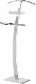 Stander haine WU13, alb, otel/lemn, 32x20x117 cm