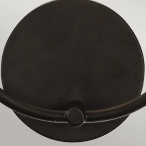 Alora Mood ALM-SYLVIA-2WB-BK-CL - Aplica de perete SYLVIA 2xE14/40W/230V, neagră