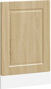 vidaXL Panou pentru mașină de spălat vase Stejar Sonoma Lemn prelucrat