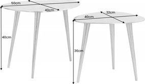 Set de 2 masute design industrial Elements