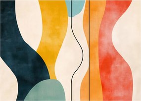 Tablou - Ilustrație colorată minimalistă II. (70x50 cm)