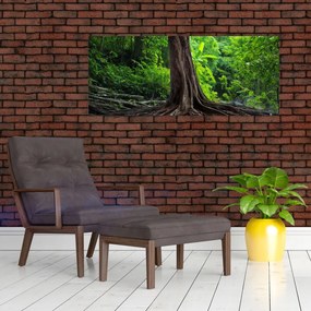 Tablou - Copac bătrîn cu rădăcini (120x50 cm)