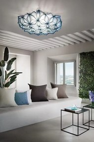 Aplica perete sau tavan design unicat realizata manual La Vie Large Blue