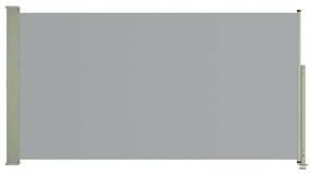 Copertina laterala retractabila de terasa, gri, 160x300 cm Gri, 160 x 300 cm