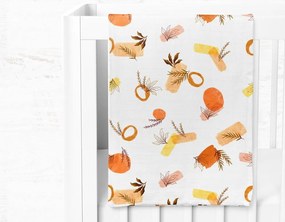 Pătură pentru copii albă din muselină 75x100 cm Rhapsody – Mijolnir