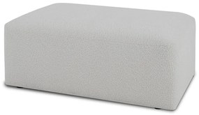 Modul pentru canapea alb cu tapițerie din stofă bouclé Roxy – Scandic