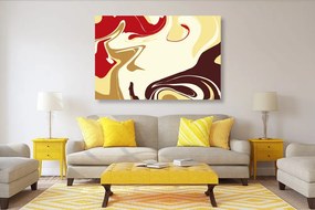 Tablou model abstract de materiale individuale