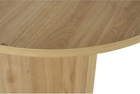 Masă de dining cu aspect de lemn de stejar 89,5x180 cm Sablin – Kalune Design