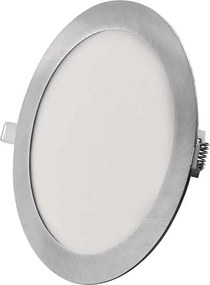 Corp de iluminat încastrat LED NEXXO LED/18W/230V 3000/3500/4000K argintiu Ø 22,5 cm