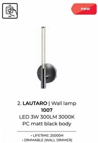 Aplica de perete LED design minimalist LAUTARO