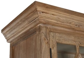 Vitrina vintage, din lemn reciclat, natur, Elmwood