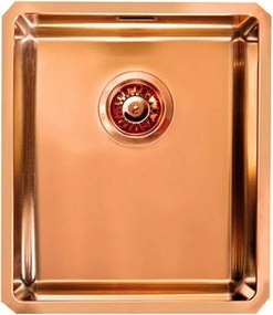Chiuveta inox Alveus Quadrix 20 finisaj cupru 39x45 cm