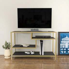 Comoda TV Robbins - Gold, Antracit