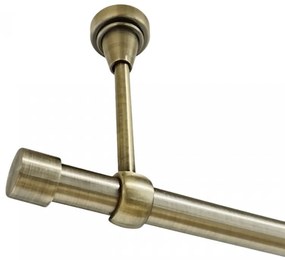 Galerie simpla prindere tavan fara inele CAPACEL 19 MM aur antic (Alege marime: 200 cm)
