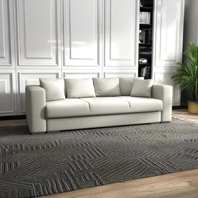 Canapea extensibilă dumonde cu ladă de depozitare si sezut confortabil din spuma high-density, Gloria Enjoy Beige 240x100 cm